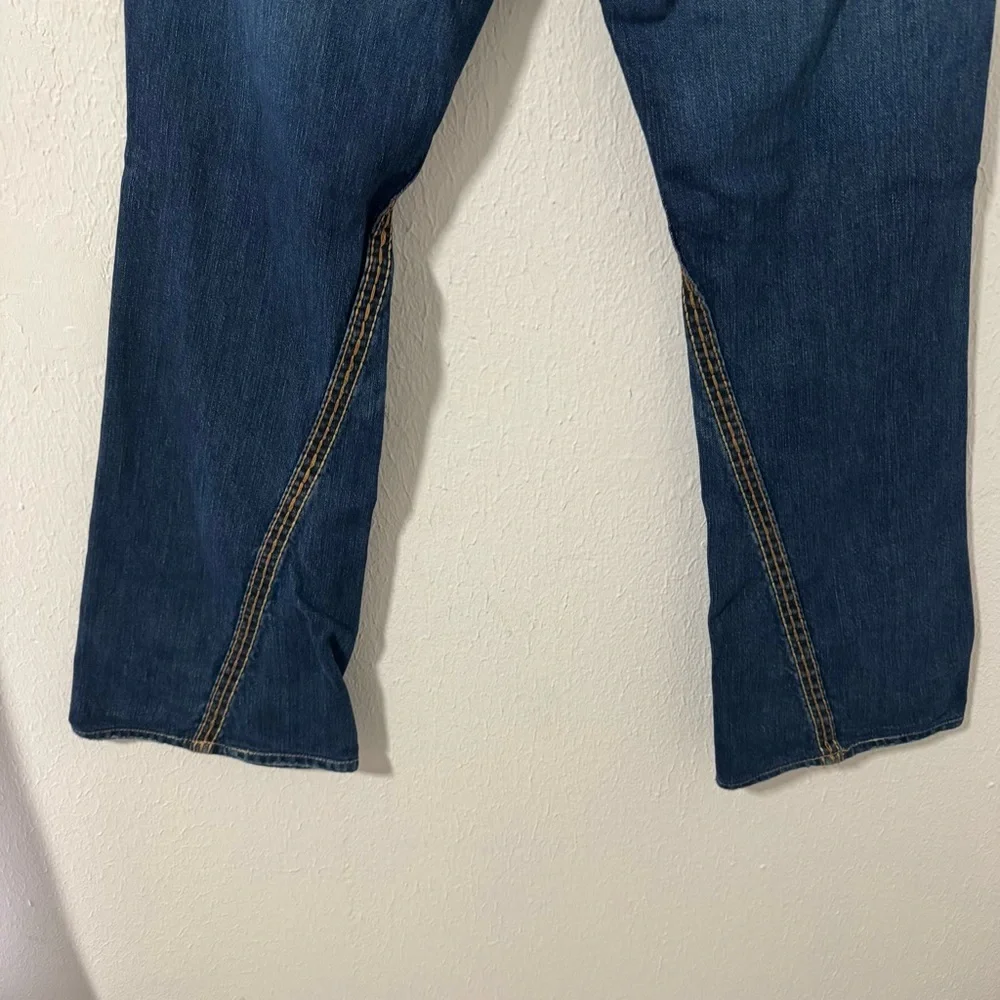 Vintage True Religion JOEY BIG T Men's 30x29 Embroidered Flap Pockets Jeans EUC